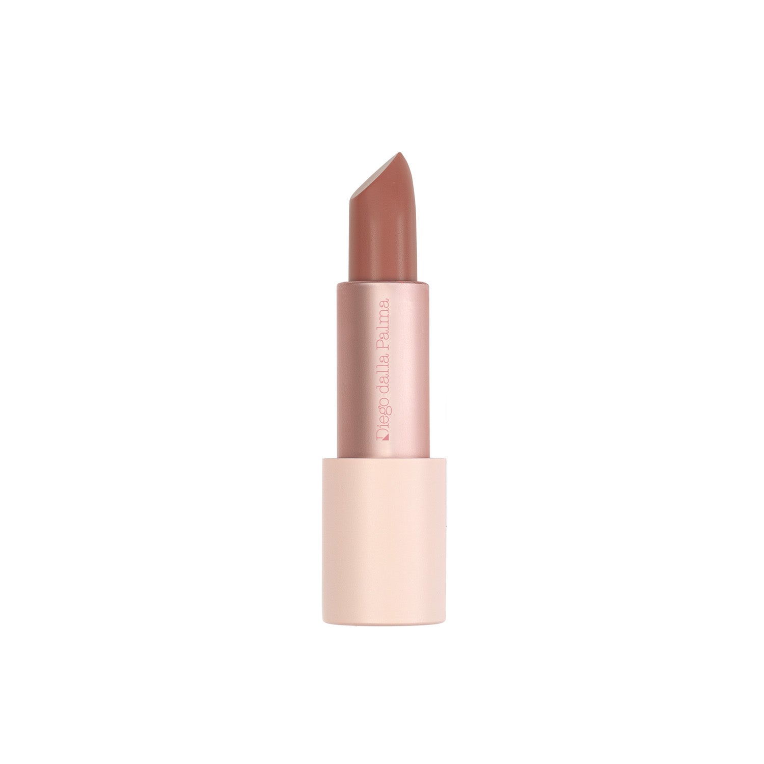 Protect My Lips - Balsamo Labbra Protettivo SPF50+ è un balsamo labbra nudo in un tubetto rosa chiaro, raffigurato in posizione verticale con il tappo tolto su uno sfondo bianco: una cura lussuosa e una protezione solare per tutto il giorno per le vostre labbra.