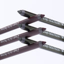 Five Shady Lady - Matita Occhi eyeliner pencils are stacked diagonally in alternating dark green and brown shades, with Diego dalla Palma and 58 printed on the side, set against a plain white background. Each pencil is resistente all’acqua e a lunga durata, making them perfect for creating flawless and enduring eye looks.