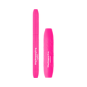 Two bright pink Kit MyHappyToy Eyeliner pens, one with the cap on and one with the cap off to reveal the precise tip, are displayed. Both have "Kit MyHappyToy" and "cosmic colors" written in white on the side, reminiscent of bold eyeliner nero intenso that adds a dramatic flair to any look.