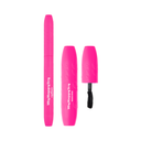 Three bright pink tubes from the Kit MyHappyToy Eyeliner collection, one closed, one open displaying the curved black brush for un irresistibile effetto push-up, and one showing only the cap. Each features white text on a bold, modern design—perfect for pairing with your eyeliner nero intenso or achieving lashes with volume grazie al mascara volumizzante.