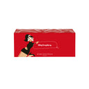 Una scatola rettangolare di un rosso acceso con la scritta “MyToyBoy” e “Diego dalla Palma MILANO”, accompagnata dall’illustrazione di una donna elegante in abito nero e occhiali: questo Kit Mascara - MyToyBoy è perfetto per chi è alla ricerca di un kit trucco chic, completo di prodotti essenziali come la matita occhi e l’iconico mascara MyToyBoy.