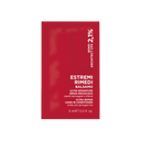 A flat, rectangular red sample sachet of Balsamo Ultra Riparatore 5ml hair conditioner featuring white text.