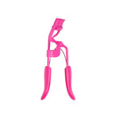 Piegaciglia fucsia: piegaciglia con manici curvi e un morbido cuscinetto in silicone, progettato per arricciare le ciglia.