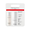 Beautyfication Discovery Kit, featuring two skincare bottles and product information, in white packaging with a red accent band at the top.