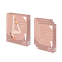 Two sets of pink Trattamento urto Benda Pant®️ leggings - kit 4 settimane boxes are displayed: a single box on the left and a stack of three refill packs on the right, both featuring an image of legs in leggings. These leggings snellenti provide an intensive draining treatment designed to support skin microcirculation for visibly lighter, smoother legs.