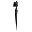 Vi presentiamo la spazzola per lo styling 3 in 1: un'elegante spazzola piatta nera dotata di setole rigide da un lato e di un manico appuntito dall'altro, progettata con maestria per uno styling senza sforzo e una suddivisione precisa delle ciocche.